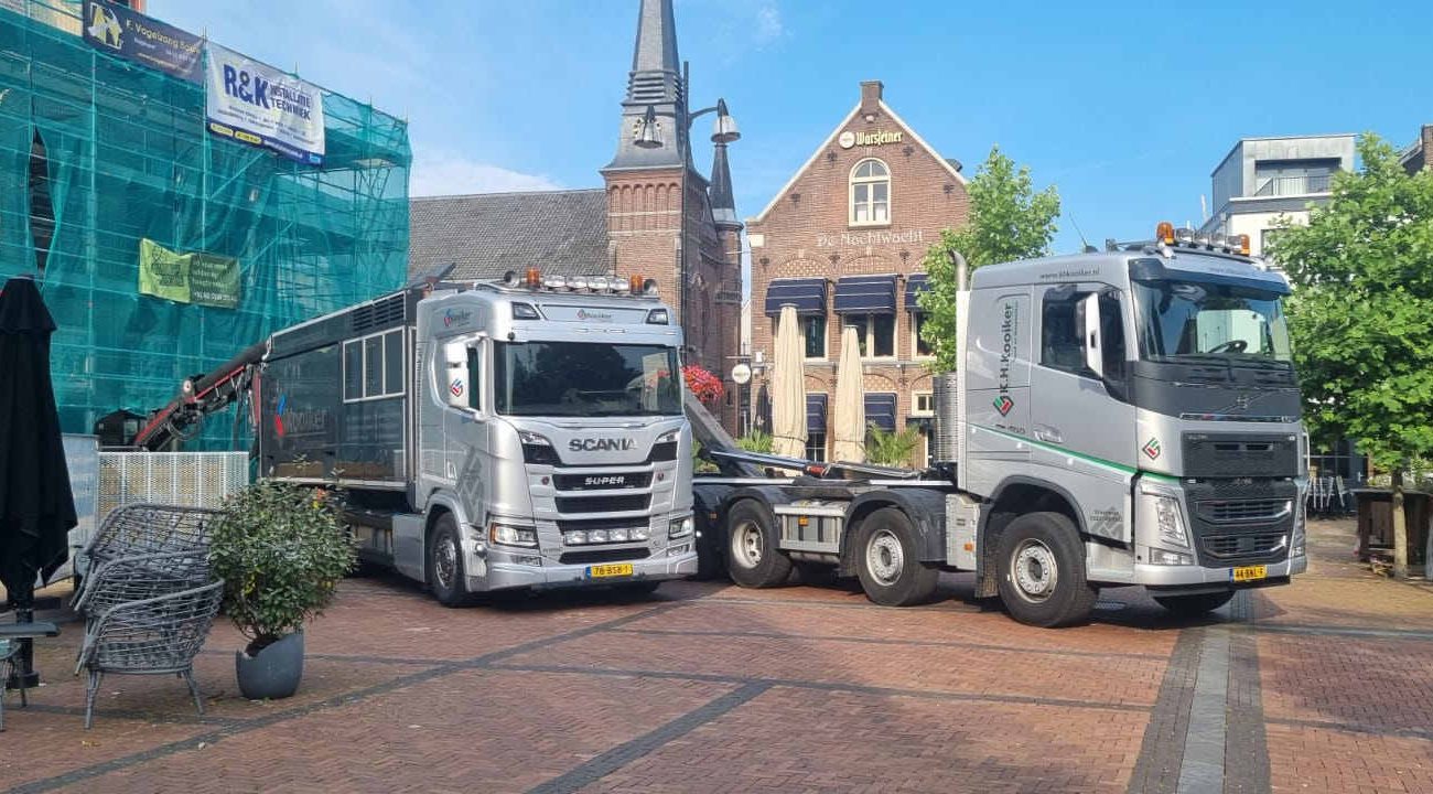 Verwijderen 100m3 zand uit pand